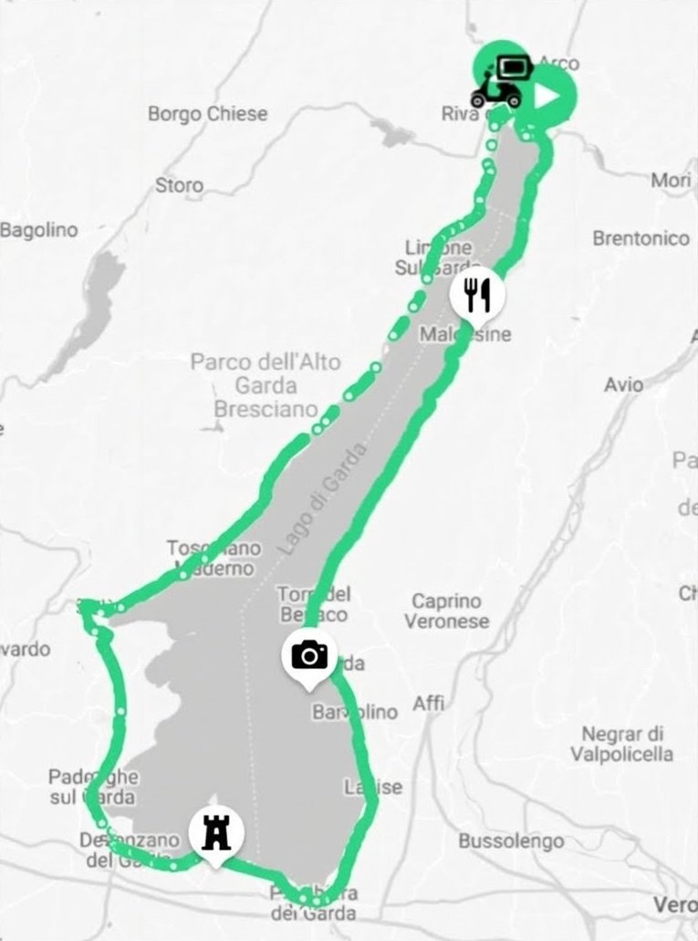 Panoramic route 97 km